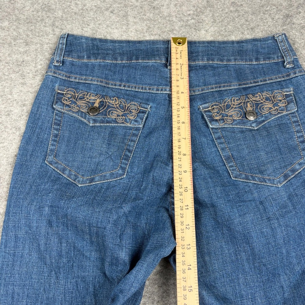 Riders by Lee Denim Capris Womens 10M Blue‎ Jeans Cuffed Casual Summer 13142E6 - Picture 10 of 13